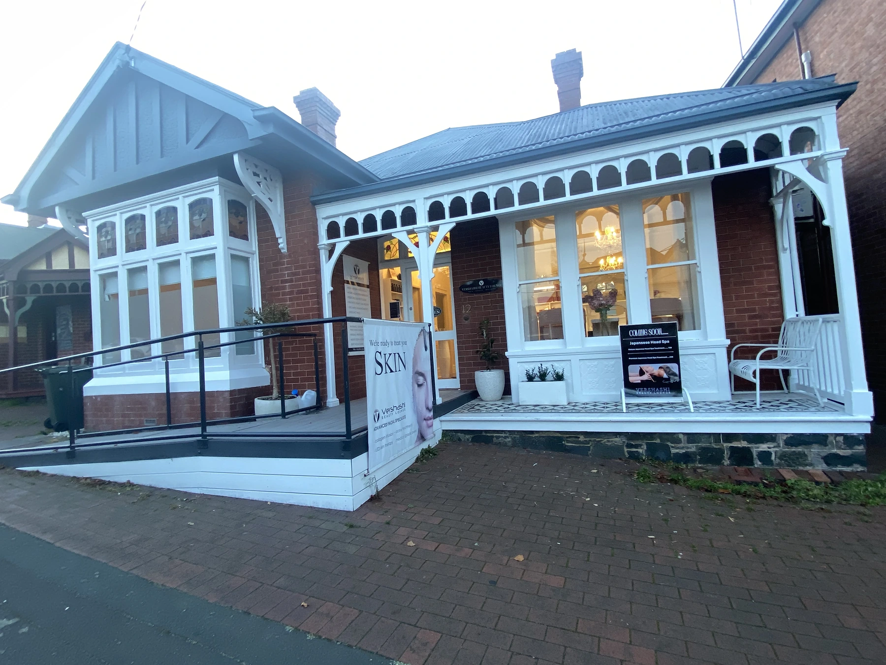 Exterior of Vershashi Beauty Lounge at 12 Gregory Street, Sandy Bay